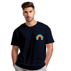 Drop Shoulder Oversized Custom Print Men's T Shirt