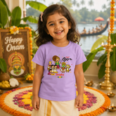 Cute Happy Onam Kids T-Shirt | Premium Cotton Wear