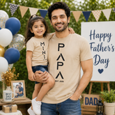 Daddy and Me Matching Tees for Father's Day | Stylish Dad and Kids T-Shirts
