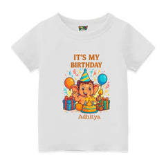 Birthday with Bala Vinayagar Vibes Kids Tshirt
