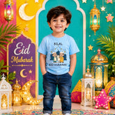 Custom Name Eid T-Shirt for Kids | Bakrid Celebration Outfit
