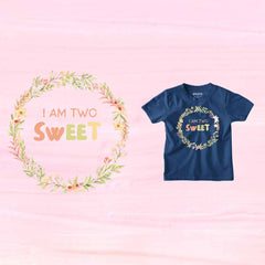I Am Two Sweet Design kids T-shirt/Romper