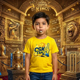 CSK Kids Fan Jersey T-Shirt – Whistle Podu Cricket Yellow Tee