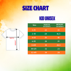 Cute Patriotic Kids T-Shirt | India Independence Day
