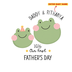 First Father's Day Matching Outfit for Dad & Baby