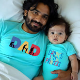 Dad and Daddy's Little Princess Tshirt and Romper Combo Set