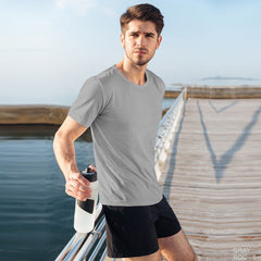 Dry Fit athletic T shirt for Men - Gray