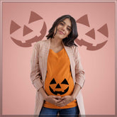 Halloween Theme Maternity Tshirt