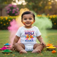 Holi Baby Romper India – Premium Cotton Festive Wear