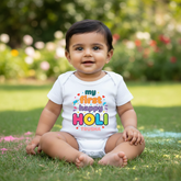 Holi Newborn Outfit – First Holi Celebration Romper