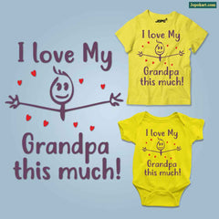 I Love My Grandpa This Much