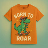 Born to Roar Jersey for Kids – Fun Dinosaur Theme Outfit