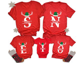 Customised Group Christmas Tshirts for Family