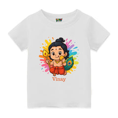 Colourful Lord Balamuruga printed - Festive Ethnic Kids Tshirt