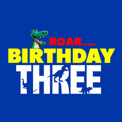 Dino Third Birthday Roar
