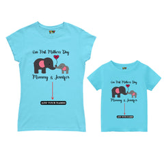First Mother's Day Mom and kids customised T-shirts