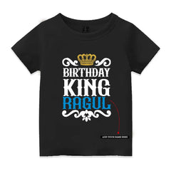 Birthday King Customised Kids T Shirt