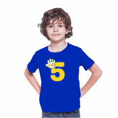 Hi-5 Style 5th Birthday Theme Kids T-shirt