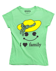 I Love my Family Tshirt for Girls
