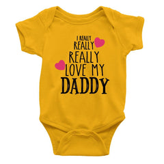I Really Really love my Daddy Rompers