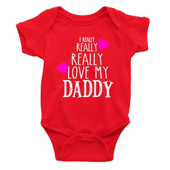 I Really Really love my Daddy Rompers