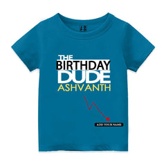 Birthday Dude Customised Kids T Shirt