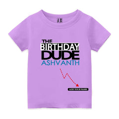 Birthday Dude Customised Kids T Shirt