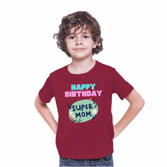 Happy Birthday Super Mom T-shirt/Romper