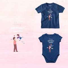 Happy Birthday Daddy design T-shirt/Romper