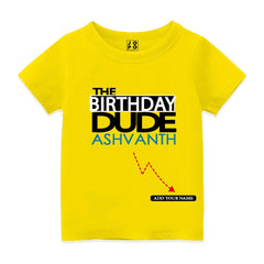 Birthday Dude Customised Kids T Shirt