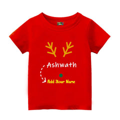 Customised Reindeer Theme Tshirt