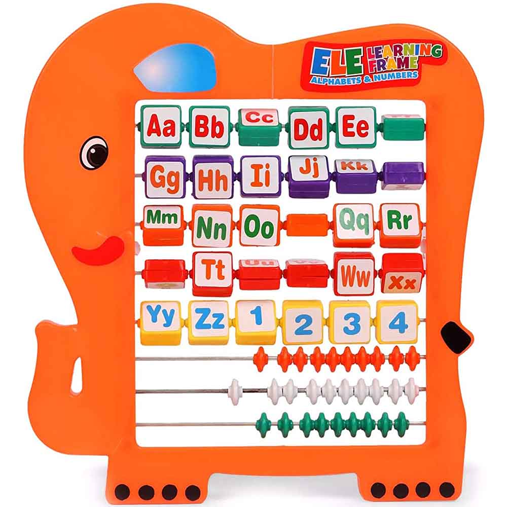 Elephant Learning Frame for Kids - Orange