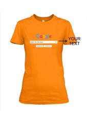 Google Custom Text