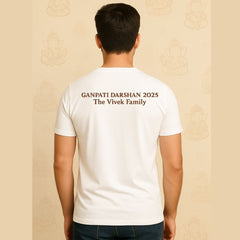 Ganapathi Dharshan Family Name Printed Tees for Vinayagar Chathurthi