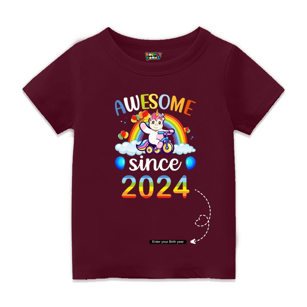 Awesome Since Kids Customised TSHIRTS
