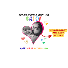 First Father's Day Baby Onesie – Soft, Cute & Gift Ready