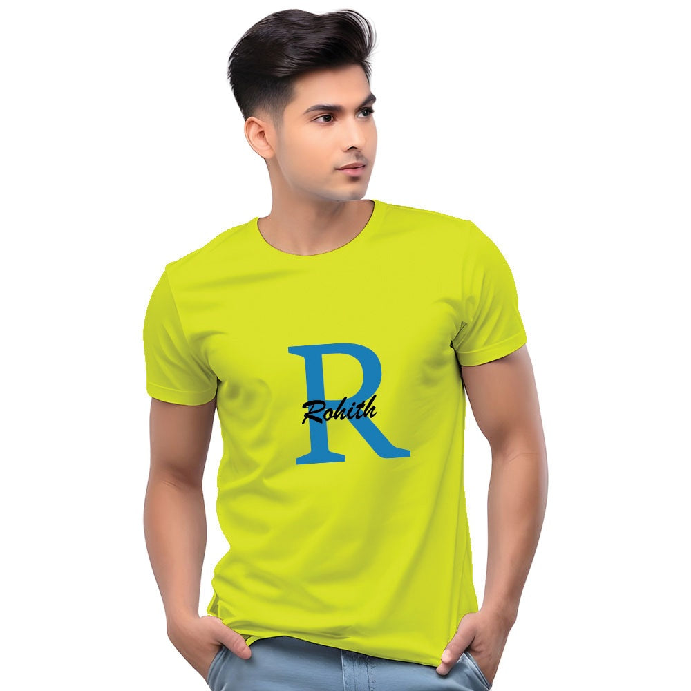 Customised Initial Men Casual Tshirt
