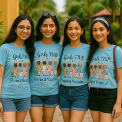 Girls Trip - Slaying and Vacaying Group Tees