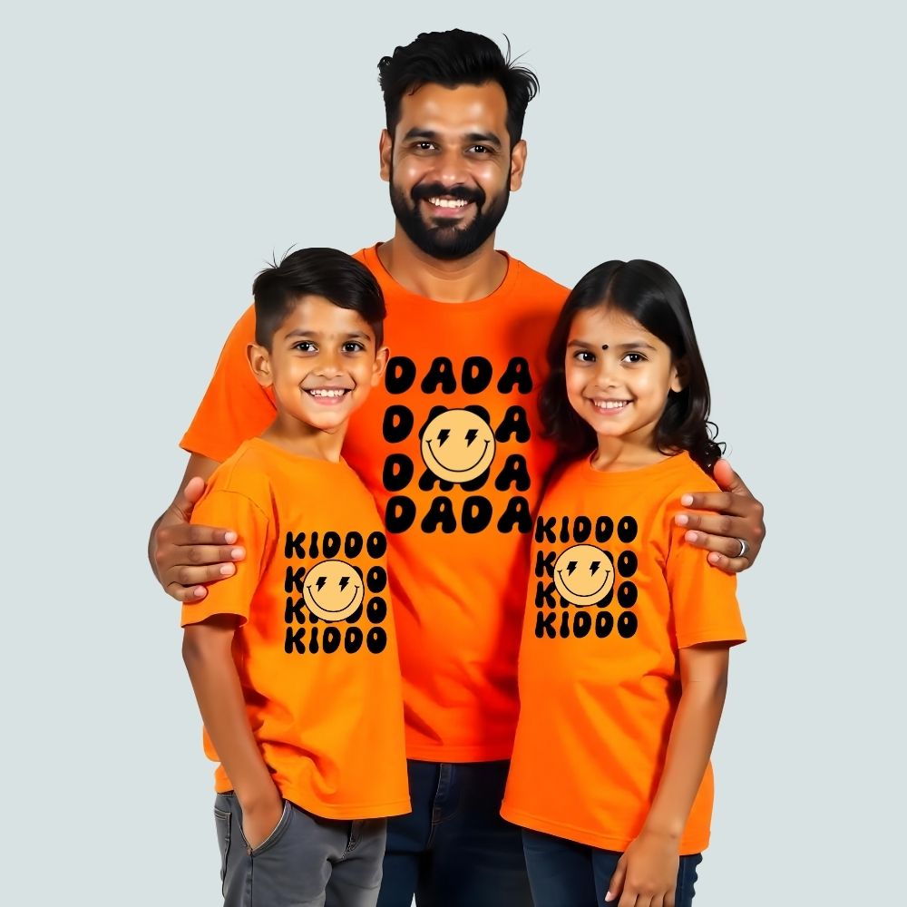 Dada Kiddoo Matching Tshirts Combo Set