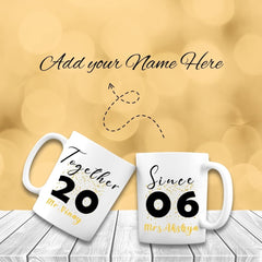 Customized Couple Coffee Mug