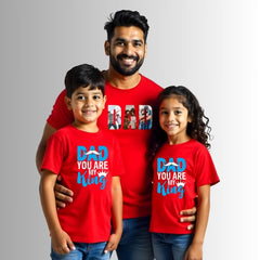 Dad's Photo Collage - Dad & Kids Combo Tees