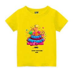 Happy First Birthday Kids Tshirts