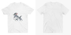 Custom T Shirts Printing Men Round Neck