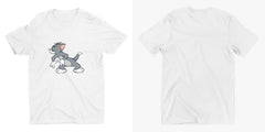 Custom T Shirts Printing Men Round Neck