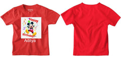 Custom T Shirt Boy Round Neck