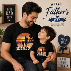 Daddy and Me Matching Tees for Father's Day | Stylish Dad and Kids T-Shirts