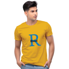 Customised Initial Men Casual Tshirt