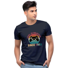 Customised Level Unlocked Men Casual Tshirt