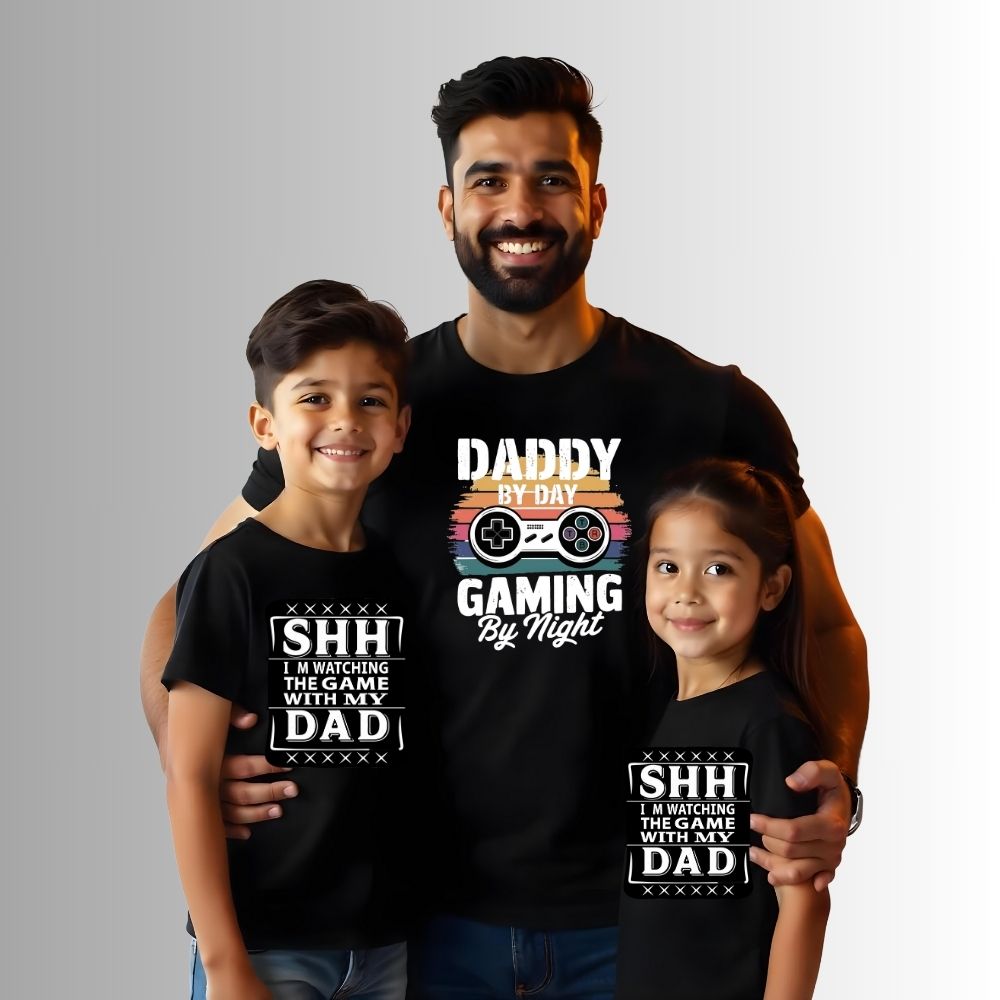 Dad & The Gamer Edition - Matching Dad and Kids Tshirts