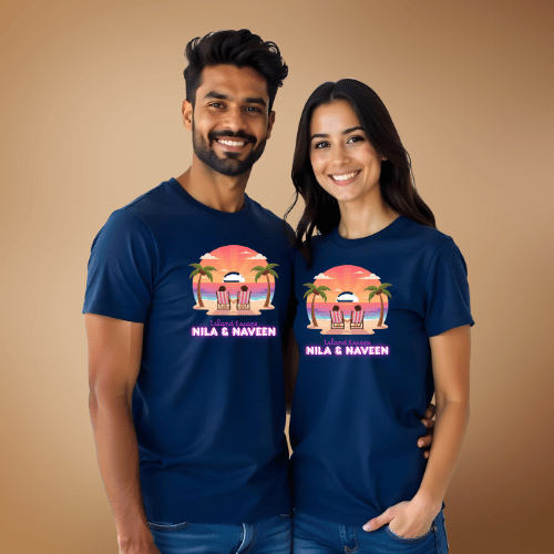Couple T Shirts for Boyfriend Girlfriend – Valentine Love Printed Design